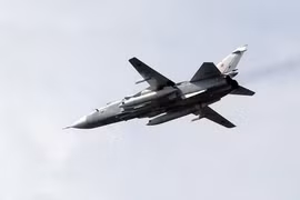 Máy bay Su-24 của quân chính phủ Syria.