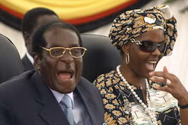 Hai vợ chồng tổng thống Zimbabwe