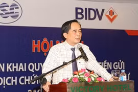 Ông Đoàn Ánh Sáng trong thời gian đảm nhiệm cương vị Phó Tổng Giám đốc BIDV (Nguồn: Internet)