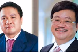 Ông Hồ Hùng Anh (bên trái) và ông Nguyễn Đăng Quang (bên phải) 