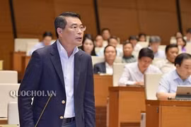 Thống đốc Lê Minh Hưng trả lời chất vấn tại nghị trường Quốc hội (Ảnh minh họa - Nguồn: quochoi.vn)