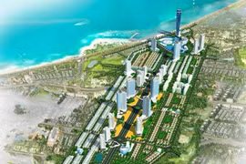 Phối cảnh dự án Khu trung tâm đô thị - thương mại - dịch vụ - tài chính - du lịch Nha Trang mà Tập đoàn Phúc Sơn đang triển khai (Ảnh: Internet)