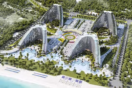 Phối cảnh dự án bất động sản The Arena Cam Ranh do Nha Trang Bay JSC làm chủ đầu tư (Ảnh: Internet)