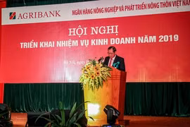 Ông Tiết Văn Thành - Thành viên HĐTV, Tổng Giám đốc Ngân hàng Nông nghiệp và Phát triển Nông thôn Việt Nam (Agribank), phát biểu tại Hội nghị (Nguồn: Agribank)