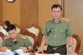 Thiếu tướng Lê Minh Mạnh - Phó Cục trưởng Cục An ninh mạng và Phòng, chống tội phạm sử dụng công nghệ cao.