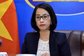 Phó Phát ngôn Bộ Ngoại giao Phạm Thu Hằng.
