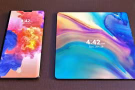 Hình ảnh rò rỉ về mẫu smartphone gập của Huawei. Nguồn: Gizmochina