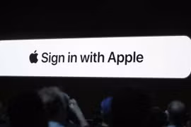 Sign In with Apple được "Táo khuyết" giới thiệu lần đầu tại WWDC19. Ảnh: TechCrunch