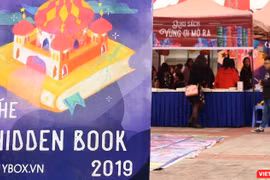 Hội chợ sách The Hidden Book: Nghìn lẻ một đêm tổ chức tại Cung Thiếu nhi ngày 17-3.