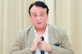 Ông Đỗ Anh Dũng - Chủ tịch Tập đoàn Tân Hoàng Minh - tại cơ quan điều tra (Ảnh: bocongan.gov.vn) 