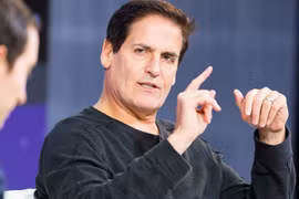 'Cá mập' Mark Cuban có niềm yêu thích kinh doanh từ nhỏ (Ảnh: Getty Images)