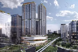 Phối cảnh dự án tòa nhà hỗn hợp NO1-T6, T7, Khu Đoàn Ngoại Giao (Tên thương mại: Han Jardin) 