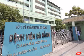 Bệnh viện Đà Nẵng, nơi vợ của bệnh nhân 991 từng nằm điều trị.