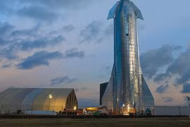 Nguyên mẫu tên lửa Starship của SpaceX. Ảnh: Geekys
