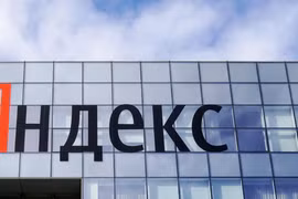 Logo của tập đoàn internet Yandex (Nga). Ảnh: Reuters