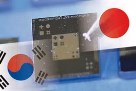 Ngành công nghiệp sản xuất chip của Hàn Quốc phụ thuộc vào việc nhập khẩu nguyên liệu sản xuất từ Nhật Bản, Seoul đang muốn thay đổi điều đó. Ảnh: Nikkei Asian Review