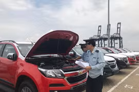 Mặt hàng ô tô dưới 9 chỗ ngồi nhập khẩu đang giảm. Ảnh: T.H 