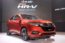 Honda HR-V "bùng nổ" với 704 xe bán ra trong tháng đầu tiên ra mắt, nhưng dần rơi xuống chót bảng. Ảnh BD. 