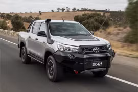 Mẫu bán tải Hilux - xe bán chạy nhất của Toyota tại Australia - thuộc các mẫu xe bị lỗi bộ lọc khí thải. 