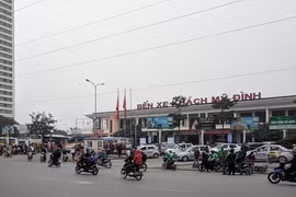 Bến xe Mỹ Đình, một địa điểm thường xảy ra ùn tắc một số khoảng thời gian
