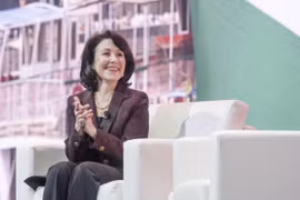  Chân dung bà Safra Catz. Ảnh: David Paul Morris/Bloomberg.