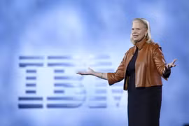CEO IBM Ginni Rometty. ẢNH: REUTERS