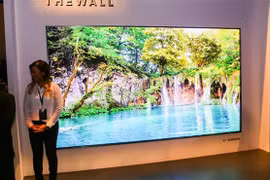 Tivi “The Wall” của Samsung tại CES 2019. ẢNH CHỤP MÀN HÌNH CNET