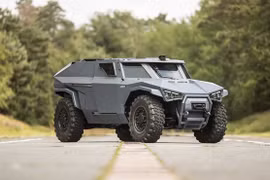 Mẫu xe quân sự Arquus Scarabee của Volvo. 