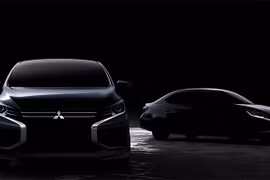 Hình ảnh lộ diện thiết kế mới của Mirage (trái) và Attrage (phải). Ảnh: Mitsubishi 