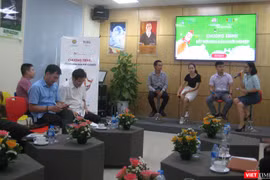 3 nhóm khởi nghiệp trong phần giao lưu của ban tổ chức