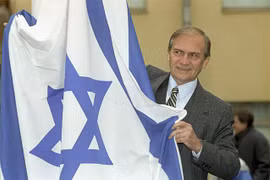 Lễ thượng cờ Đại sứ quán Israel tại Moscow 23/10/1991 (Ảnh: AiF)