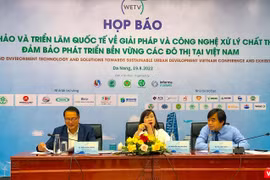 Họp báo về hội thảo và triển lãm quốc tế "Giải pháp và công nghệ xử lý chất thải tại các đô thị Việt Nam" tổ chức tại Đà Nẵng