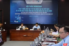 Quang cảnh “Hội thảo Phát triển lĩnh vực trí tuệ nhân tạo tại Việt Nam và Cơ hội đầu tư vào lĩnh vực trí tuệ nhân tạo tại Đà Nẵng” 