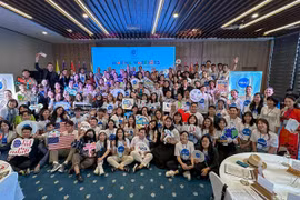 100 thủ lĩnh trẻ Đông Nam Á đến từ 10 quốc gia thành viên của ASEAN và Timor-Leste tại hội thảo khu vực Sáng kiến thủ lĩnh trẻ Đông Nam Á (YSEALI) 2022 diễn ra tại Nha Trang
