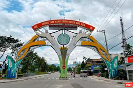 Một góc thị trấn Đông Phú, huyện Quế Sơn, tỉnh Quảng Nam 