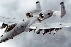 Máy bay cường kích A-10 Thunderbolt của Mỹ tác chiến tại Iraq và Syria