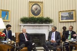 Tổng thống Obama tiếp Tổng bí thư Nguyễn Phú Trọng tại Nhà Trắng