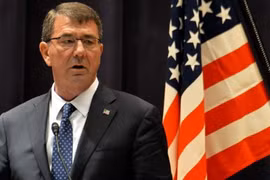 Bộ trưởng Quốc phòng Mỹ Ashton Carter. Ảnh: UPI
