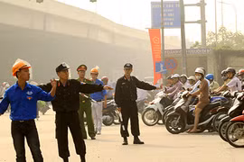 Gần 30 tuyến đường sẽ bị cấm và hạn chế phương tiện để đón Tổng thống Mỹ Obama. Ảnh minh họa: Bá Đô