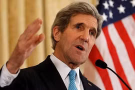 Ngọa trưởng Mỹ John Kerry. Ảnh: AP