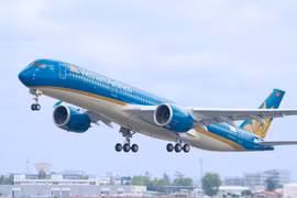 Máy bay A350 hiện đại được Vietnam Airlines đặt hàng sản xuất. 
