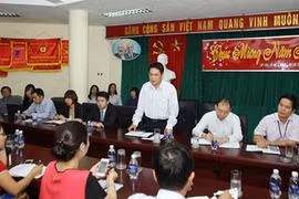 Quang cảnh buổi họp báo.