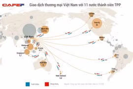 Các nước TPP chiếm gần 40% giá trị xuất khẩu của Việt Nam