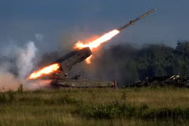 Hệ thống tên lửa TOS-1A của Nga 