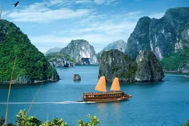 Một góc vịnh Hạ Long.