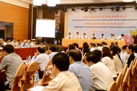 Toàn cảnh diễn đàn Kinh tế Mùa xuân. 