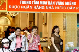 Các điểm kinh doanh vàng như thế này đang có xu hướng thu hẹp lại.