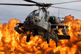 Một chiếc trực thăng AH-64 Apache của Mỹ. Ảnh: Reuters