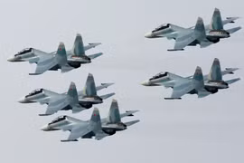 Phi đội Su-30SM của Nga đang tác chiến tại Syria