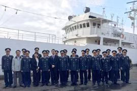 Tàu tuần tra đầu tiên do Nhật Bản viện trợ cho Cảnh sát biển Việt Nam, tại Đà Nẵng ngày 5.2.2015 - Ảnh: Cảnh sát biển Việt Nam